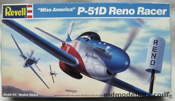 Revell 1/48 Miss America P-51D Reno Air Racer, 4040 plastic model kit